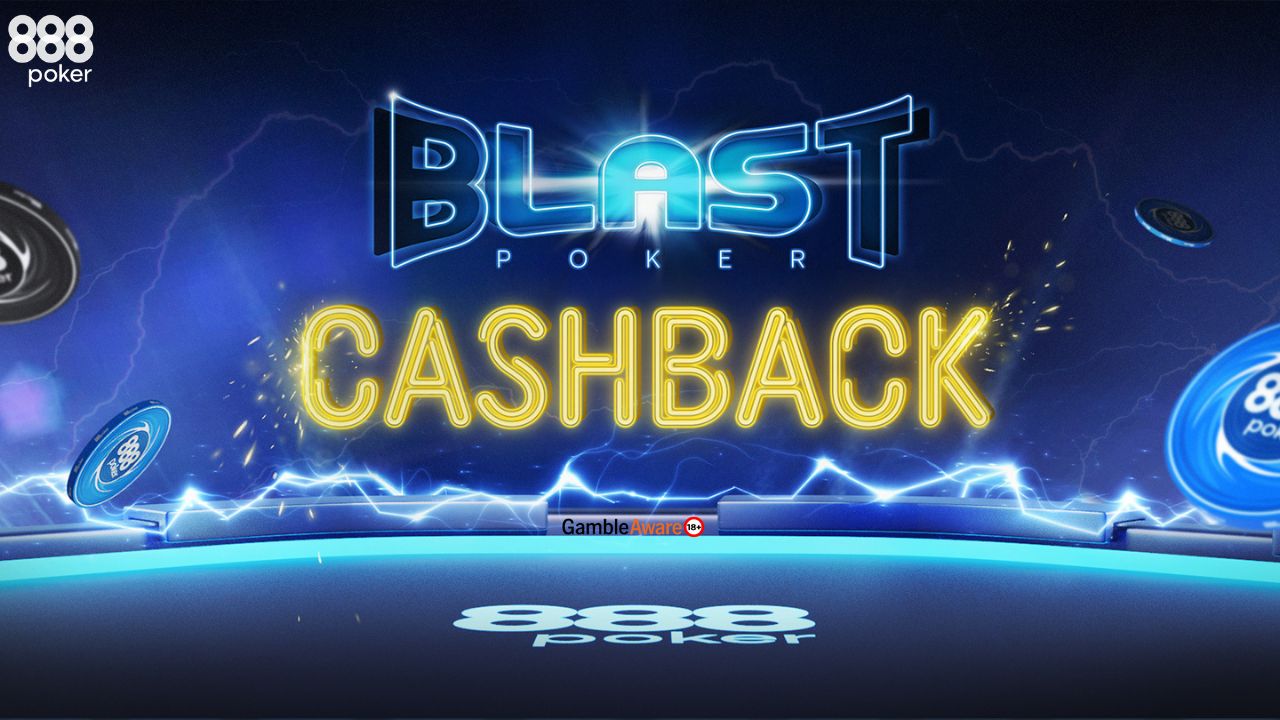 Get Up to 50% Cashback on BLAST at 888poker!