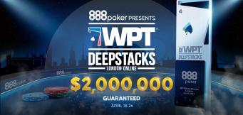 888poker Partners with WPT Deepstacks for $2M GTD Online Poker Series!