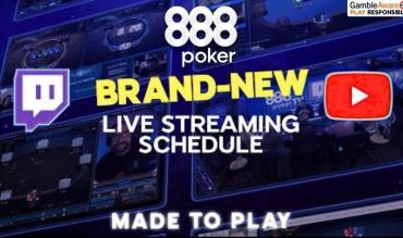 888poker Launches Brand New Streaming Schedule for 2026!